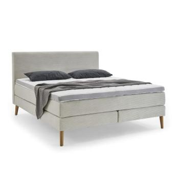 Bézs boxspring ágy 160x200 cm Linea – Meise Möbel kép