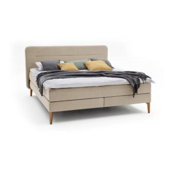 Bézs boxspring ágy 160x200 cm Massello – Meise Möbel kép