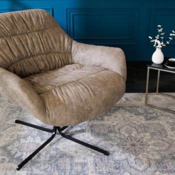 BIG DUTCH taupe mikroszálas fotel kép