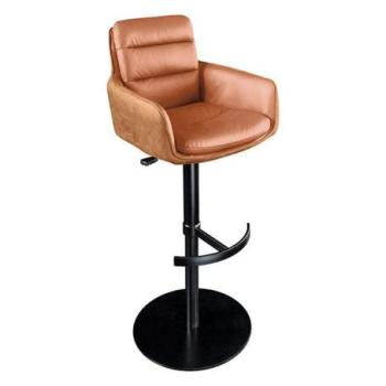 BIG GEORGE barna bőr bárszék kép