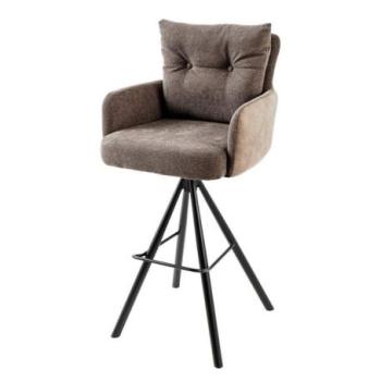 BIG GEORGE taupe szövet bárszék kép