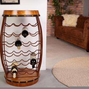 BODEGA barna fenyőfa polc 80cm kép