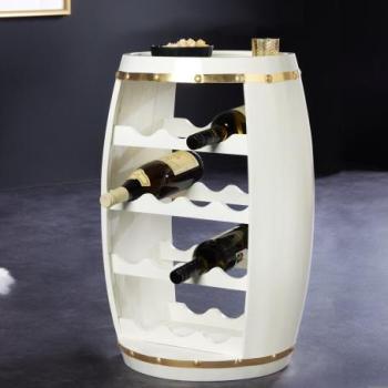 BODEGA fehér fenyőfa palacktartó polc 60cm kép