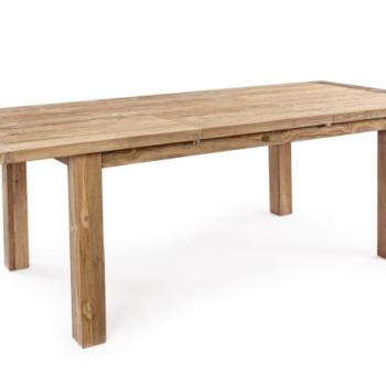 BOUNTY 10 személyes bővíthető barna teakfa kerti étkezőasztal 180-250cm kép