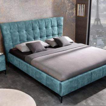 BOUTIQUE kék franciaágy 180x200cm kép