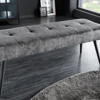 BOUTIQUE szürke ülőpad 100cm kép