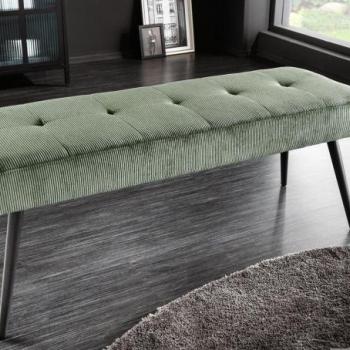 BOUTIQUE zöld kordbársony ülőke 100cm kép