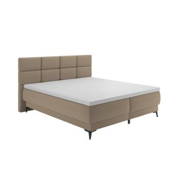 Boxspring ágy, 160x200, bézs, OPTIMA B kép