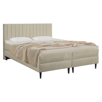 Boxspring ágy, 160x200, bézs, VALENCI kép