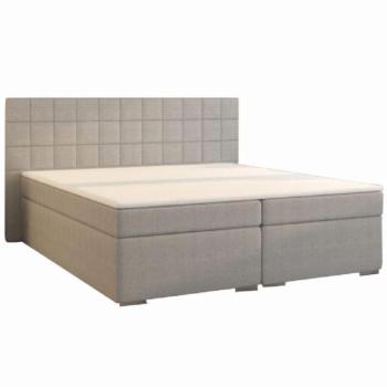 Boxspring ágy, 160x200, szürke, NAPOLI KOMFORT kép