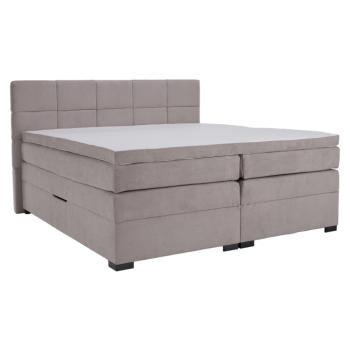 Boxspring ágy, 160x200, szürkésbarna Taupe, APRIL kép