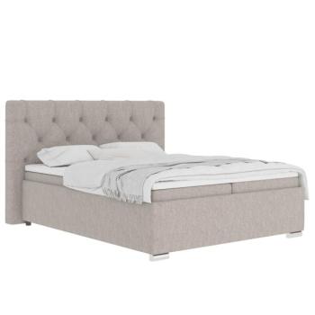 Boxspring ágy 160x200, szürkésbarna Taupe, MORINA kép