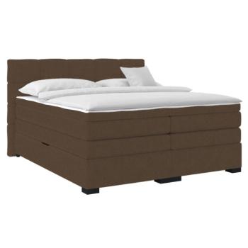 Boxspring ágy, 180x200, barna, APRIL kép