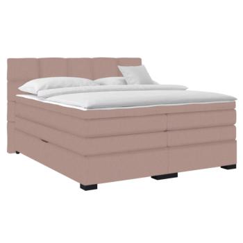 Boxspring ágy, 180x200, rózsaszín, APRIL kép