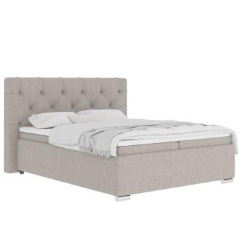 Boxspring ágy 180x200, szürkésbarna Taupe, MORINA kép