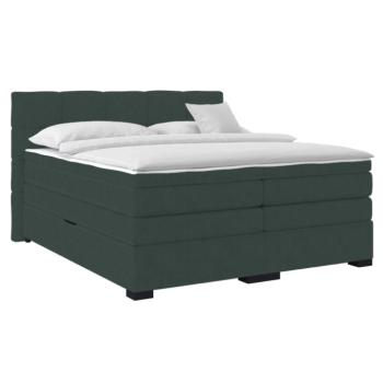 Boxspring ágy, 180x200, zöld, APRIL kép
