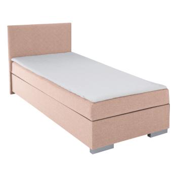 Boxspring ágy, egyszemélyes, rózsaszín, 90x200, univerzális, ADARA kép