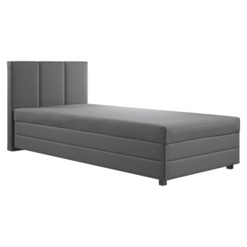 Boxspring ágy, egyszemélyes, szürke, 110x200, univerzális, ALEXA kép