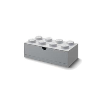 Brick szürke fiókos doboz, 31,6 x 11,3 cm - LEGO® kép