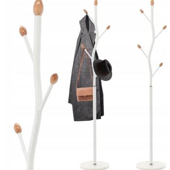 BUNGUND Szabadon álló fogas - fehér kép