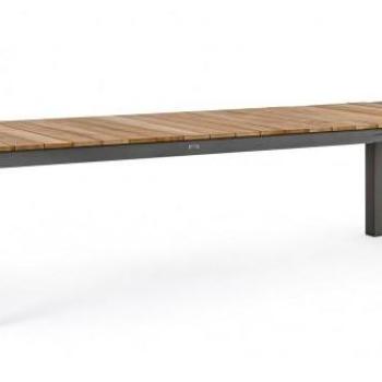 CAMERON szürke teakfa bővíthető étkezőasztal 228-294cm kép