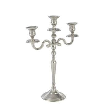 CANDELABRA ezüst alumínium gyertyatartó kép