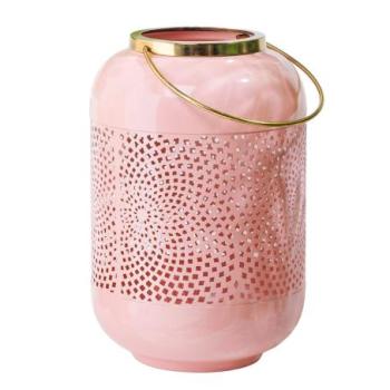 CANDLELIGHT rózsaszín arany lámpás 30cm kép