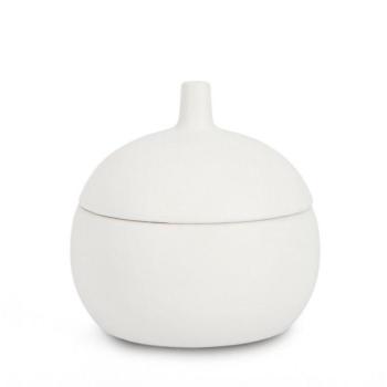 CANISTER törtfehér kerámia gyertya kép