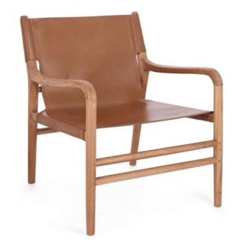 CAROLINE Barna Teakfa Fotel kép