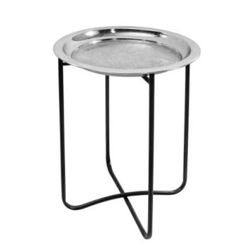 CASABLANCA antik ezüst levehető tálca lerakóasztal kép