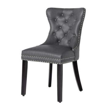 CASTLE fekete műbőr szék kép