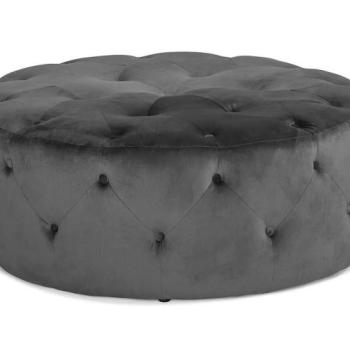 Chesterfield puff Manor House 199, Szürke, 40cm kép