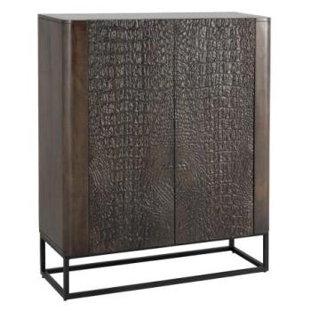 CROCODILE mangófa krokodilmintás tálalószekrény kép