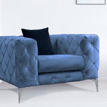 Design fotel Rococo kék kép