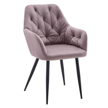 Design fotel, rózsaszín Velvet szövet, VERIO NEW kép