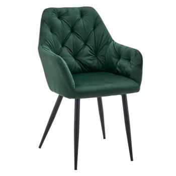 Design fotel, sötétzöld Velvet szövet, VERIO NEW kép