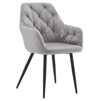Design fotel, szürke Velvet szövet, VERIO NEW kép
