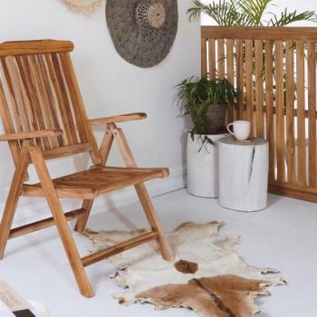 Design kerti fotel Roana teak kép