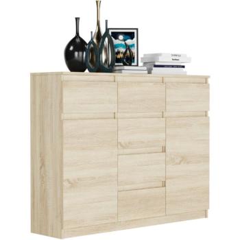 Design komód S-62D letisztult vonalvezetéssel - különböző színű kivitelben sonoma kép
