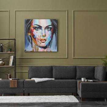 Design sarokkanapé Ramesha 280 cm antracit - jobb kép