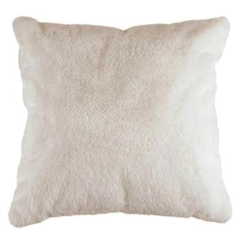 Díszpárna, bézs, poliészter, 48x48 cm - CALIN kép