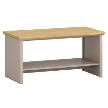 Dohányzóasztal 100, szürkésbarna Taupe/kő tölgy, IDOL kép