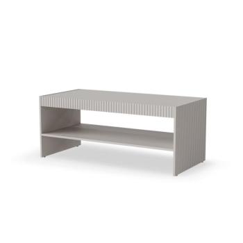 Dohányzóasztal, 120 cm, kasmír / fekete - PAUXOS kép