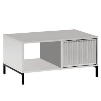 Dohányzóasztal, kasmír krémszín, STYLE LS 6 kép