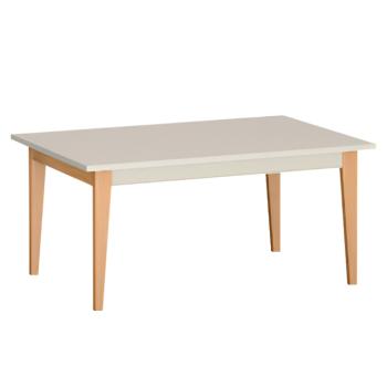 Dohányzóasztal, kasmír krémszín/tölgy, VENDY W-12 kép