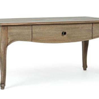 DOMITILLE barna mangófa dohányzóasztal 110cm kép