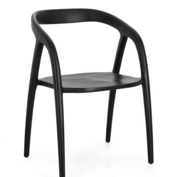 DOTTY fekete étkezőszék kép