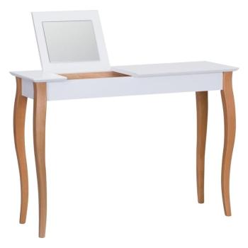 Dressing Table fehér fésülködőasztal tükörrel, hosszúság 105 cm - Ragaba kép