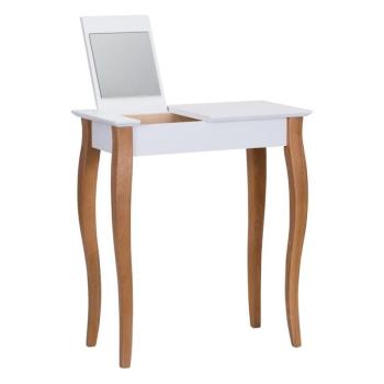 Dressing Table fehér fésülködőasztal tükörrel, hosszúság 65 cm - Ragaba kép