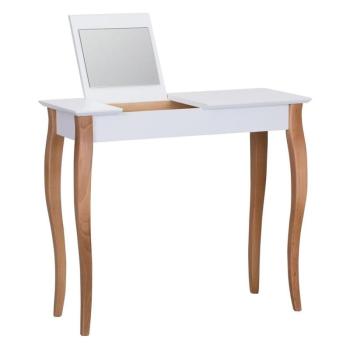 Dressing Table fehér fésülködőasztal tükörrel, hosszúság 85 cm - Ragaba kép